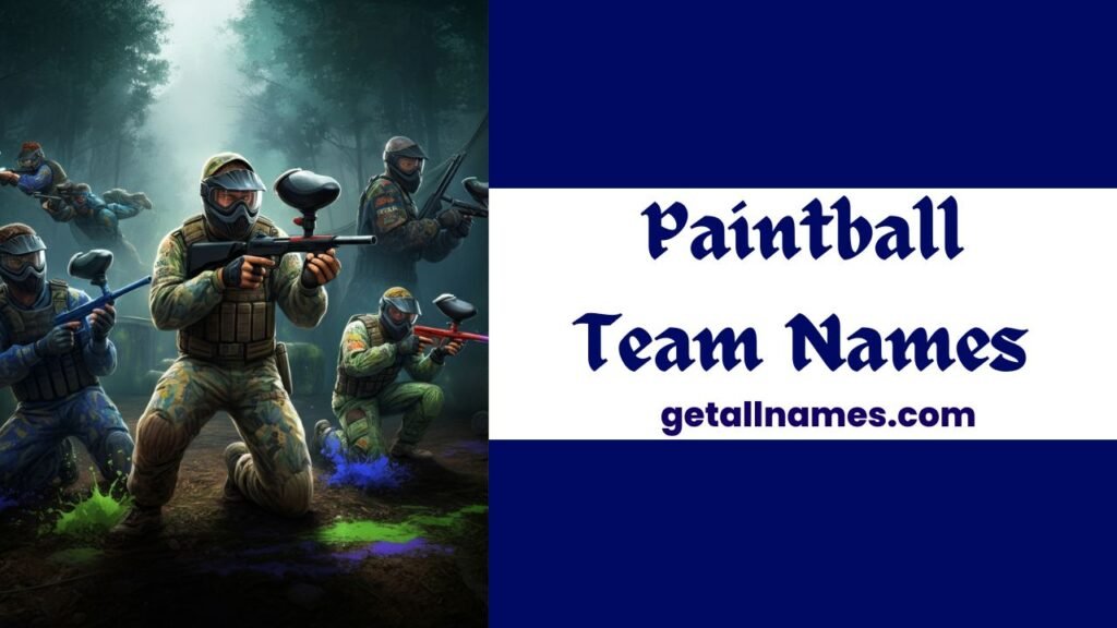 Paintball Team Names